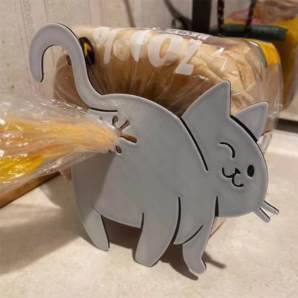 Kitchen Gadgets To 3D Print - Uroczy klips do torebek na chleb